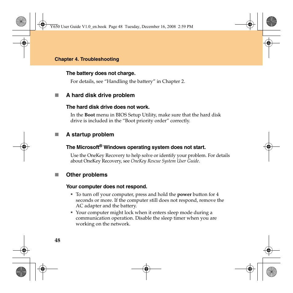 Lenovo IdeaPad Y650 User Manual | Page 56 / 138
