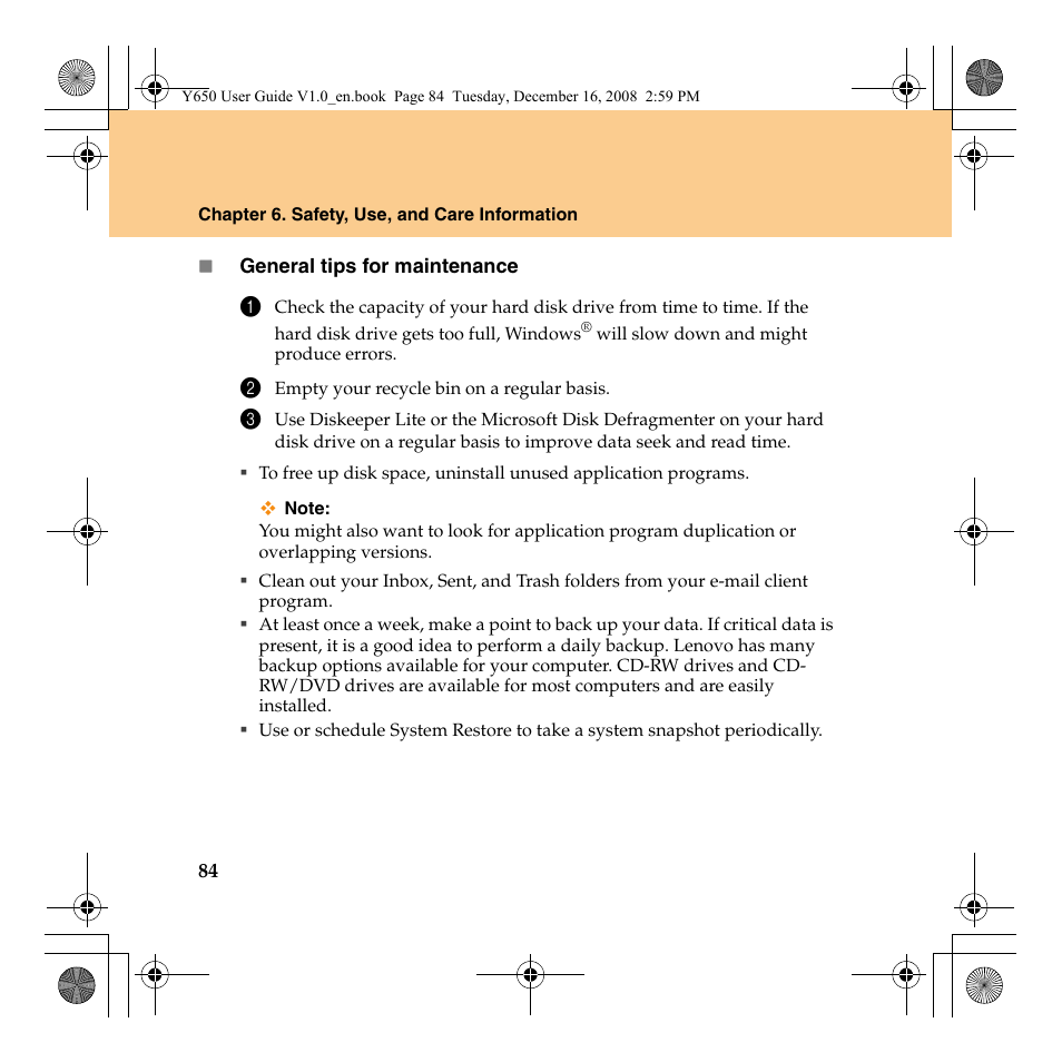 Lenovo IdeaPad Y650 User Manual | Page 92 / 138