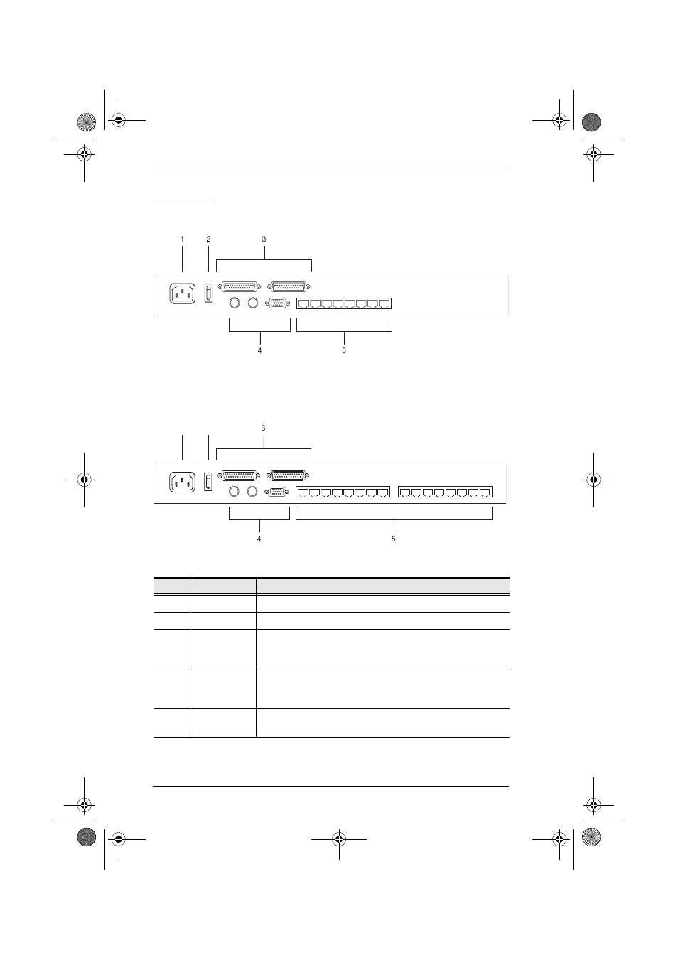 Rear view, Kh1516, Kh1508 kh1516 | ATEN ALTUSEN KH1516 User Manual | Page 22 / 75