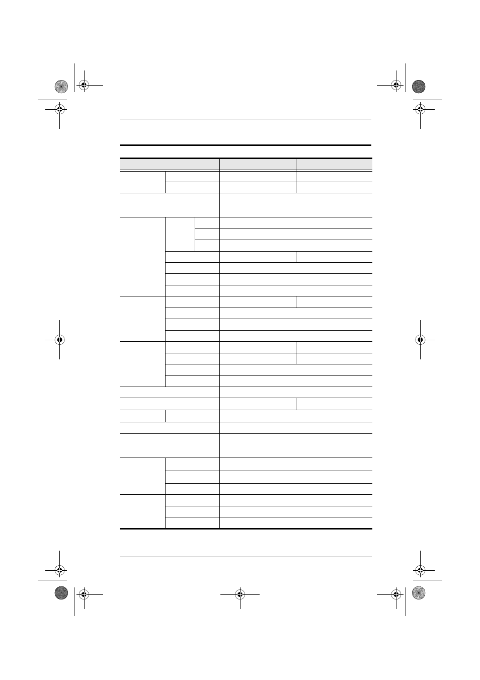 Specifications | ATEN ALTUSEN KH1516 User Manual | Page 69 / 75