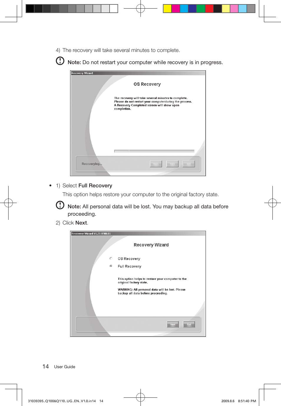 Lenovo IdeaCentre Q110 User Manual | Page 19 / 35