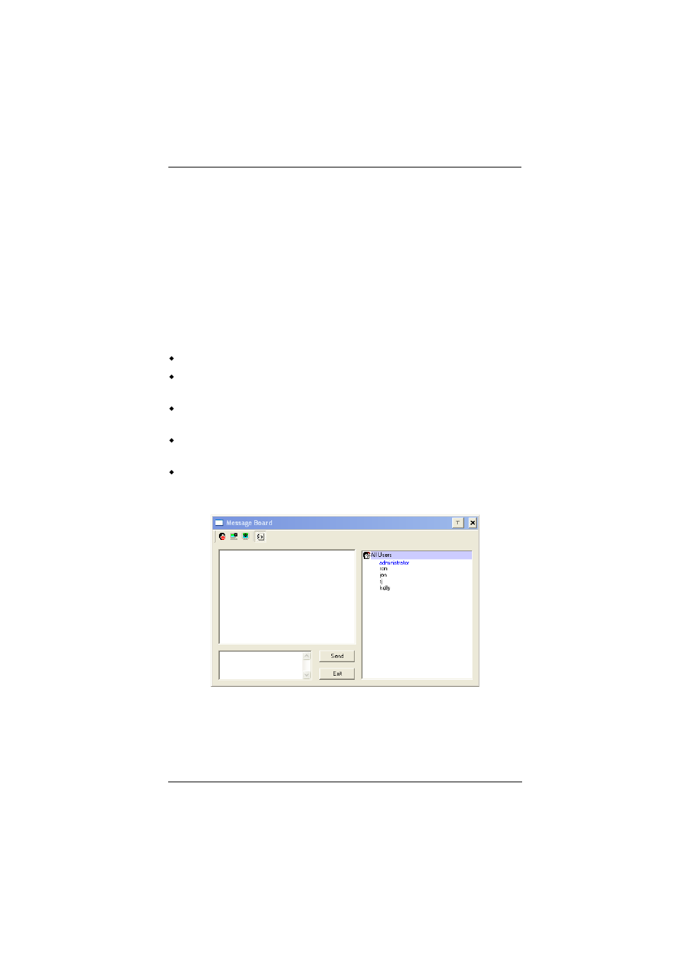 Message display panel, Compose panel, User list panel | ATEN ALTUSCN KH1516I User Manual | Page 109 / 172