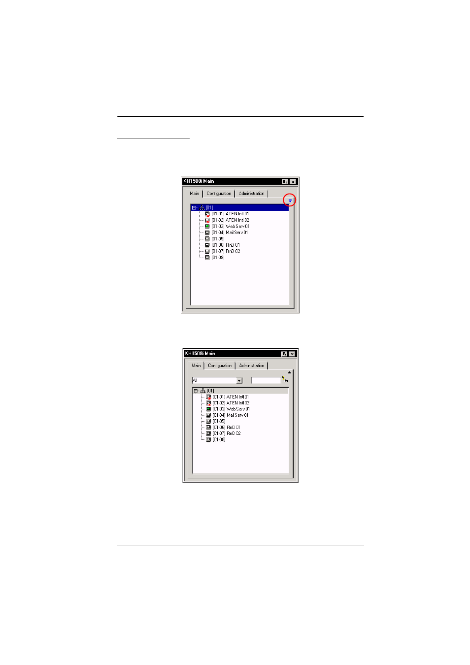 The list function | ATEN ALTUSCN KH1516I User Manual | Page 115 / 172
