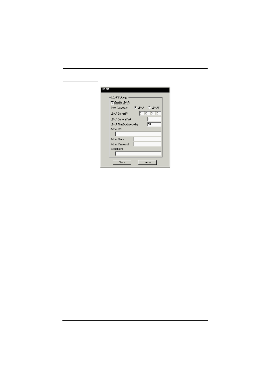 Ldap settings | ATEN ALTUSCN KH1516I User Manual | Page 88 / 172