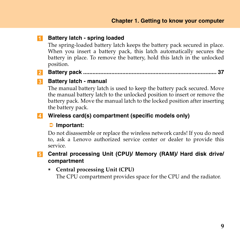 Lenovo E43 Notebook User Manual | Page 15 / 142