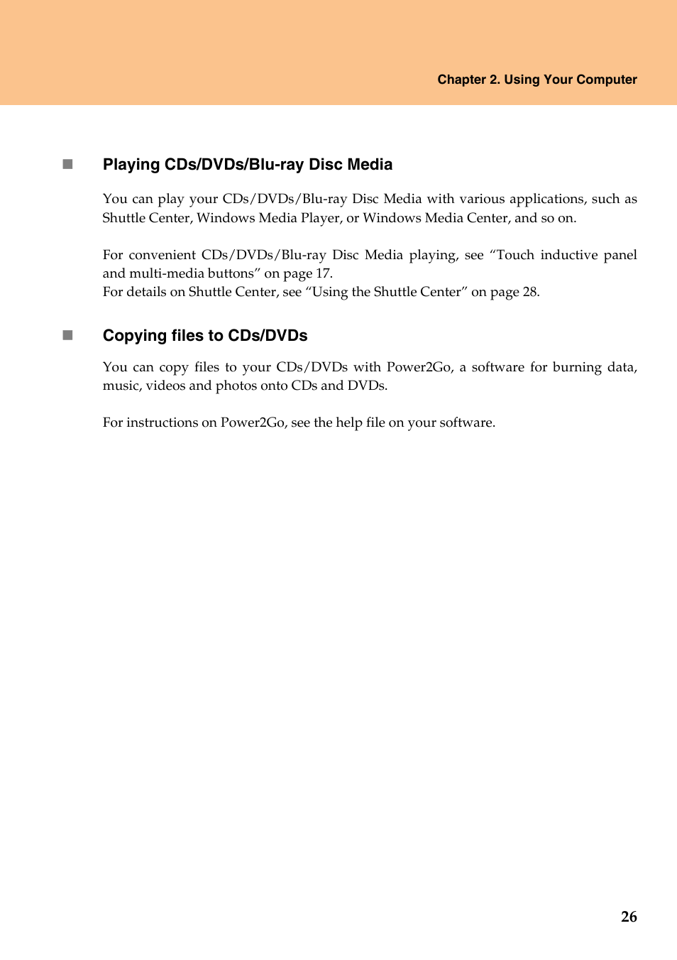 Lenovo IdeaPad Y710 User Manual | Page 31 / 102