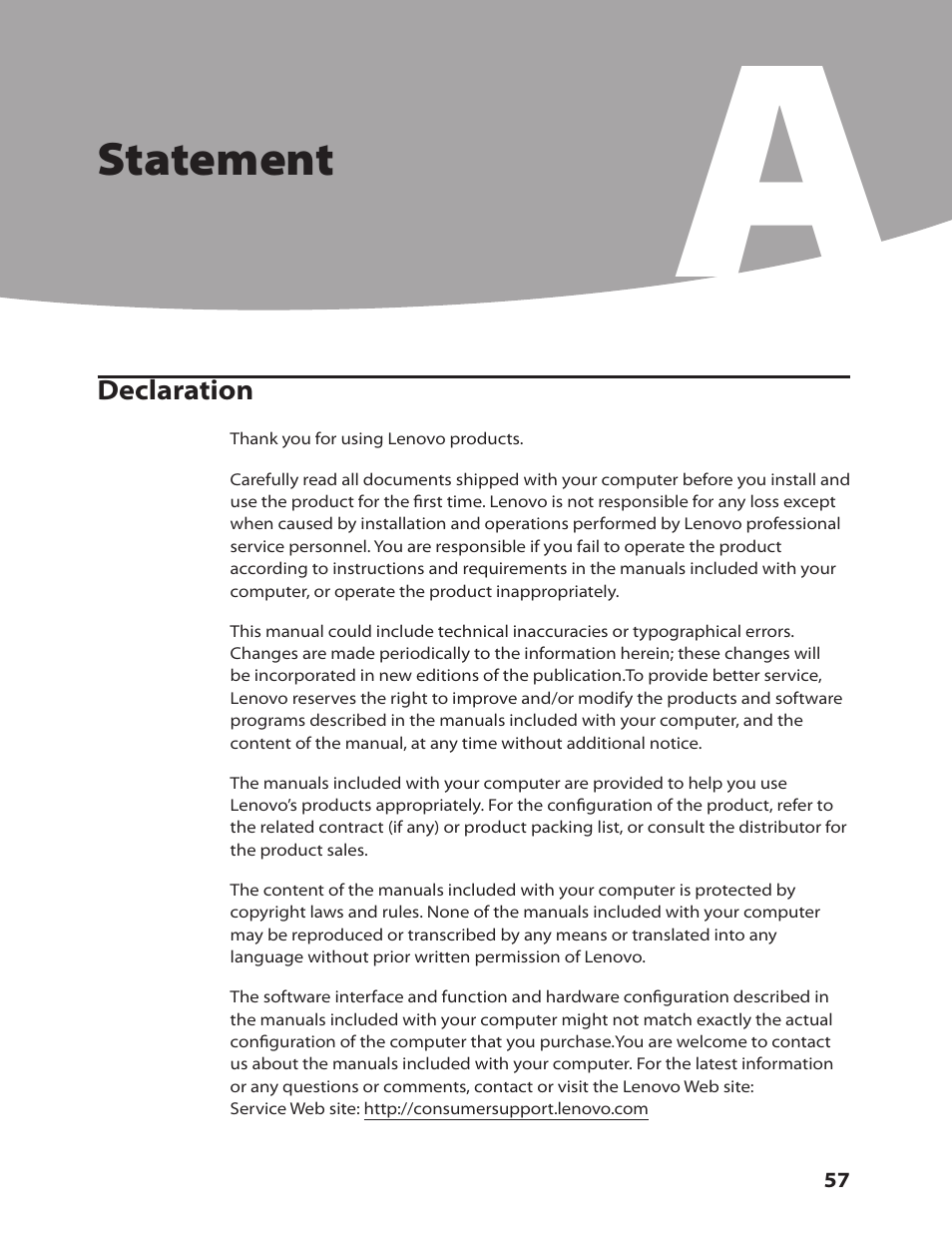 Lenovo C205 All-In-One User Manual | Page 59 / 60