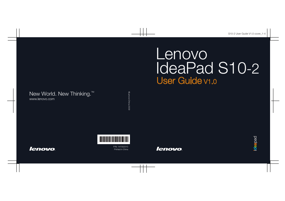 Lenovo ideapad s10, User guide | Lenovo IdeaPad S10-2 User Manual | Page 140 / 140