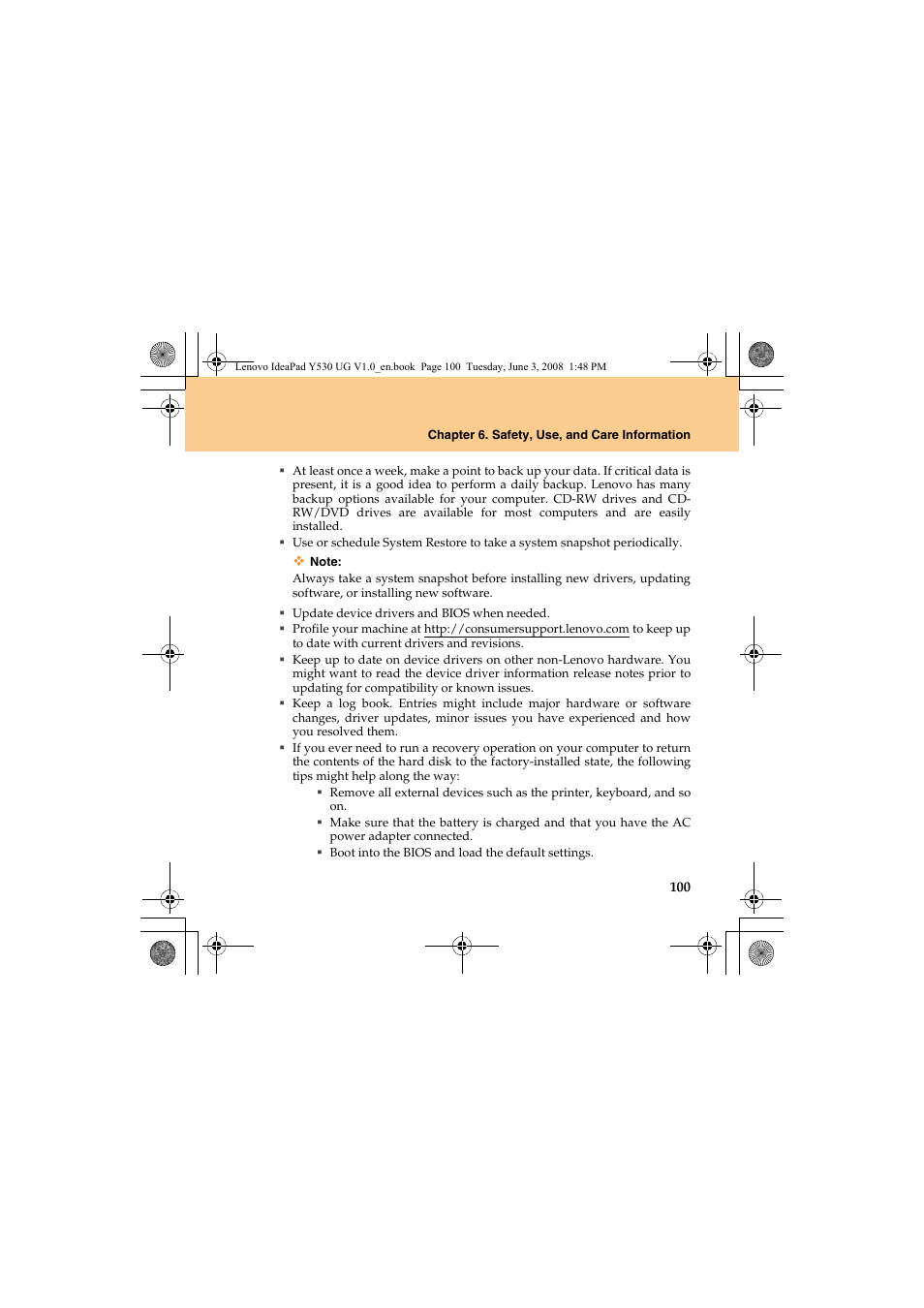 Lenovo IdeaPad Y530 User Manual | Page 109 / 152