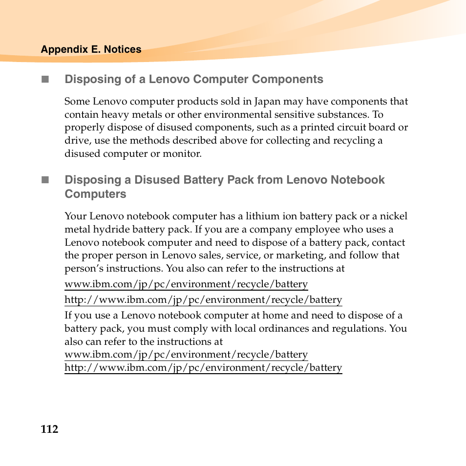 Lenovo IdeaPad U450p User Manual | Page 126 / 136