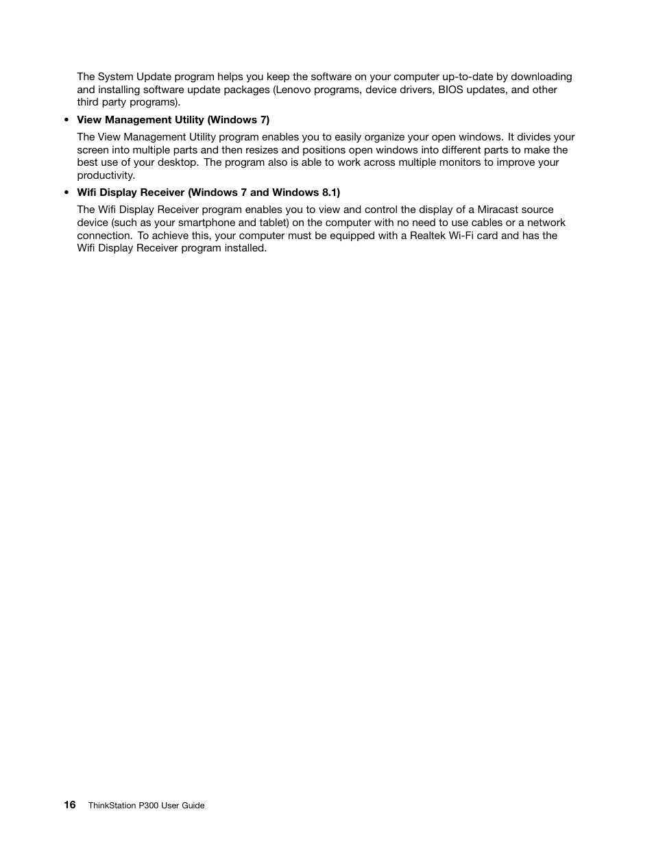 Lenovo ThinkStation P300 User Manual | Page 28 / 162