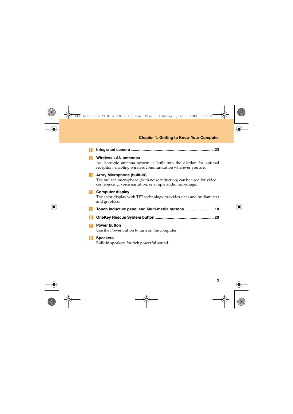 Lenovo IdeaPad Y330 User Manual | Page 11 / 148
