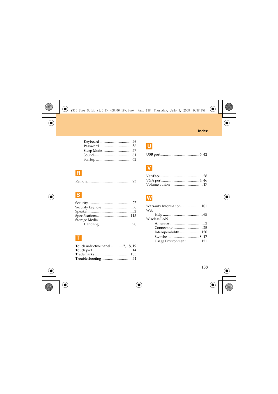 Lenovo IdeaPad Y330 User Manual | Page 147 / 148