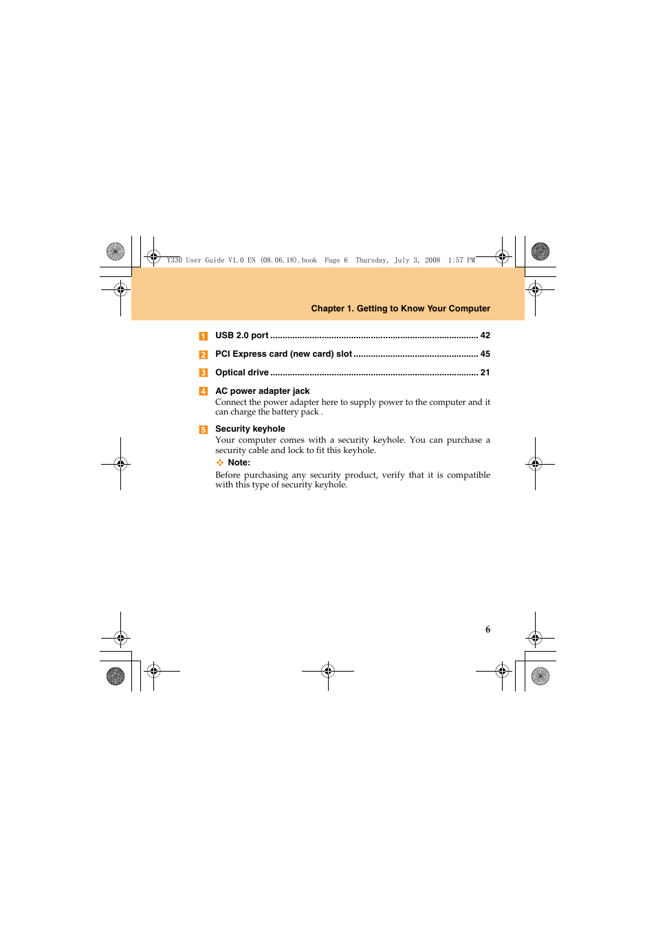 Lenovo IdeaPad Y330 User Manual | Page 15 / 148