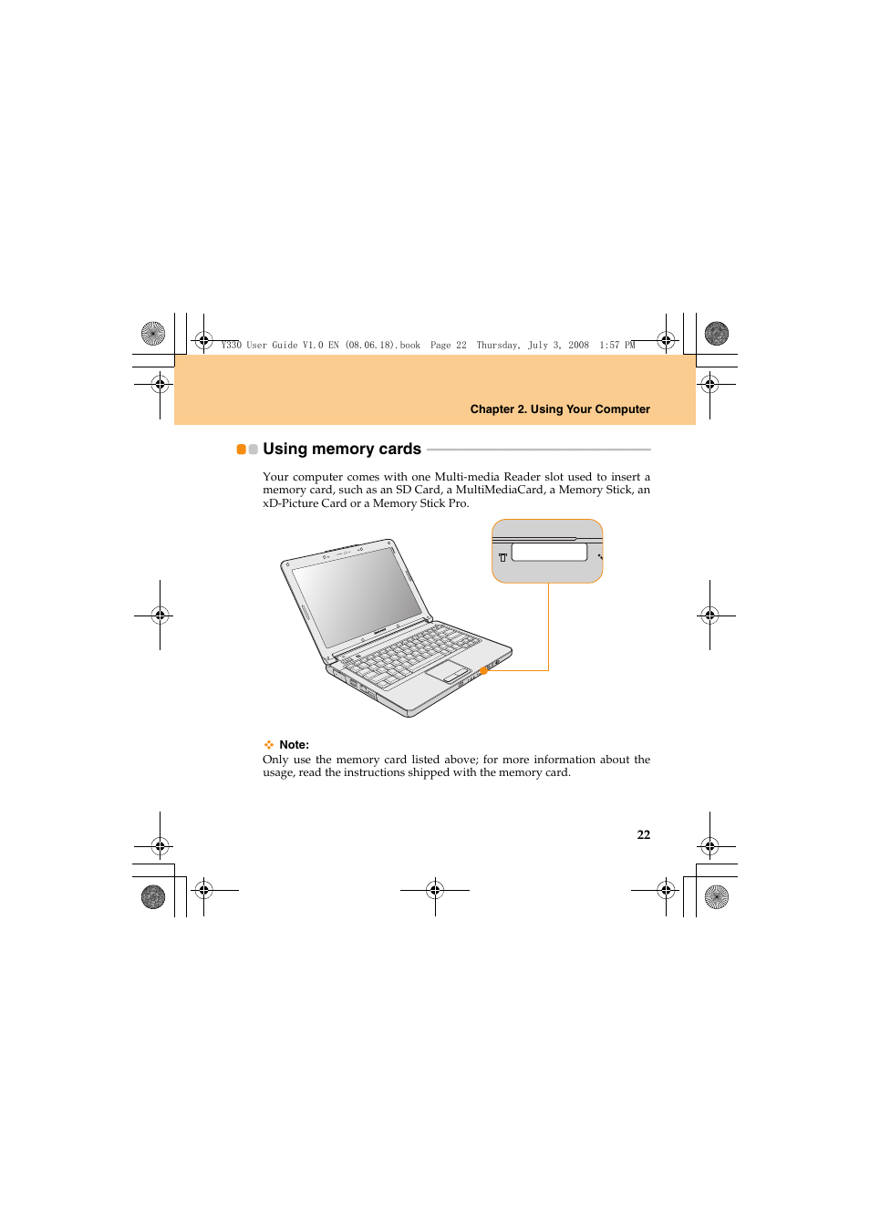 Lenovo IdeaPad Y330 User Manual | Page 31 / 148