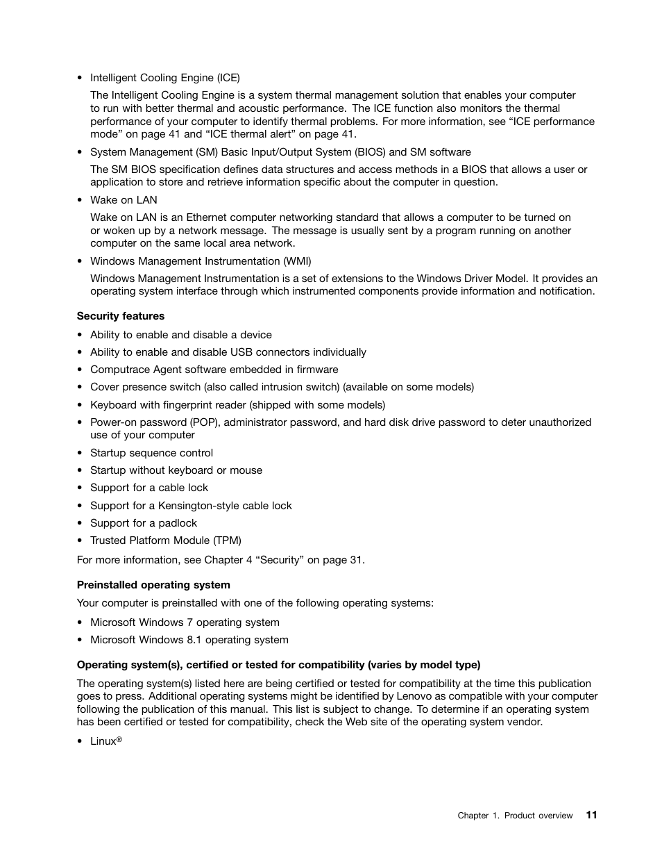 Lenovo ThinkStation P300 User Manual | Page 23 / 150