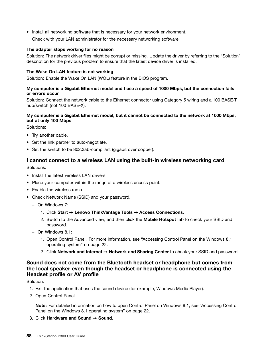 Lenovo ThinkStation P300 User Manual | Page 70 / 150