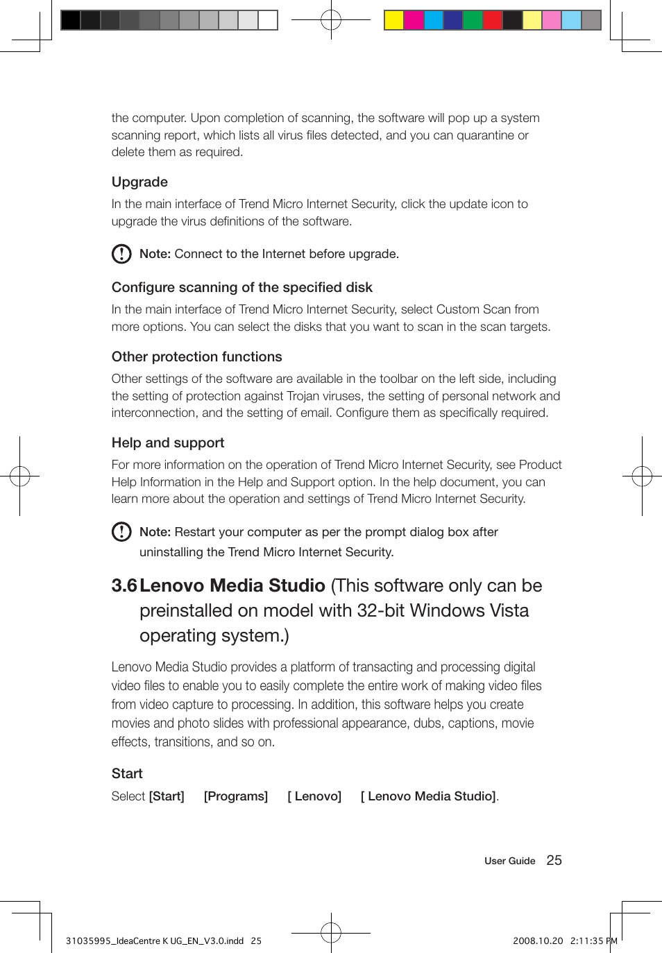 Lenovo IdeaCentre K230 User Manual | Page 30 / 41