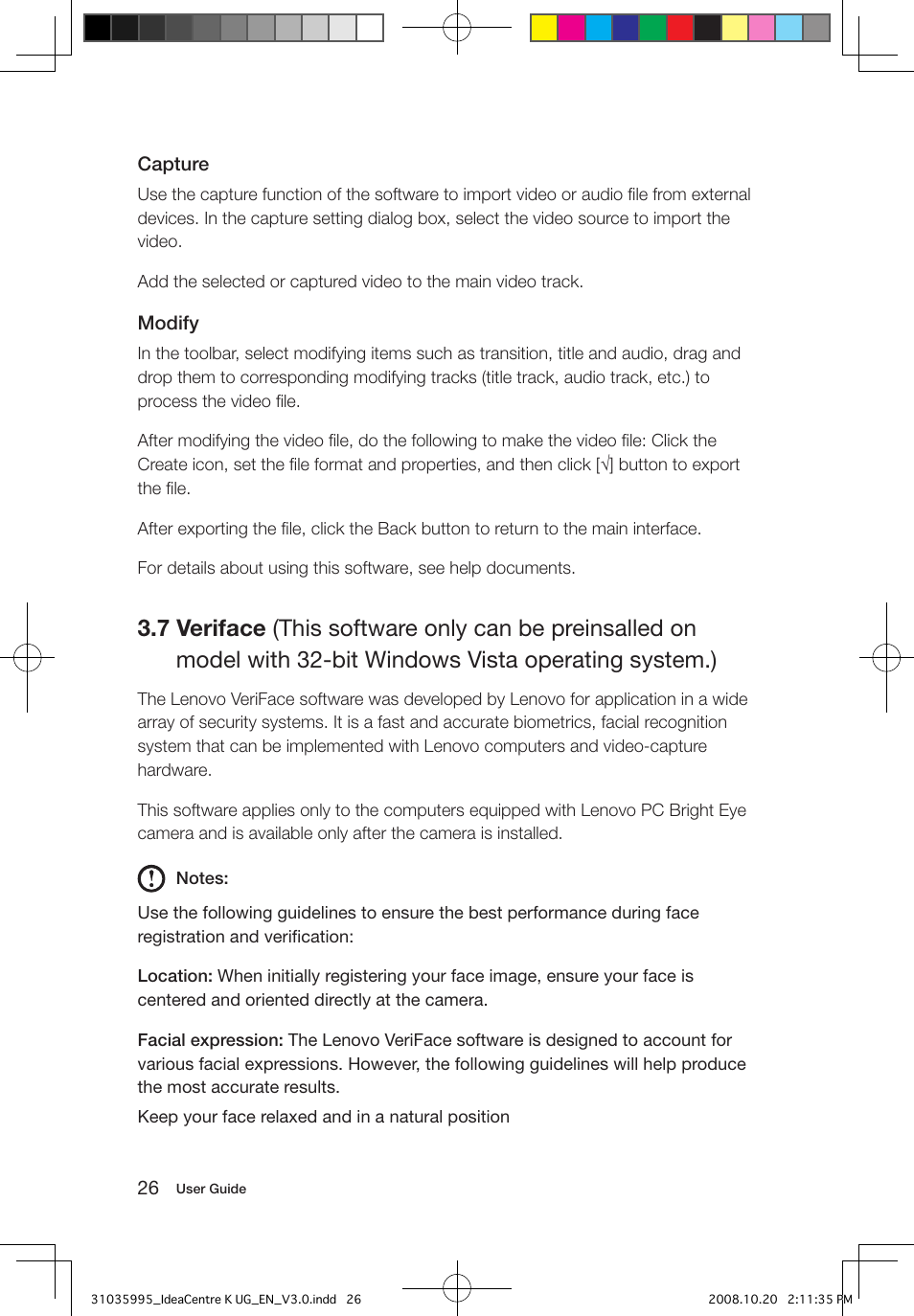 Lenovo IdeaCentre K230 User Manual | Page 31 / 41