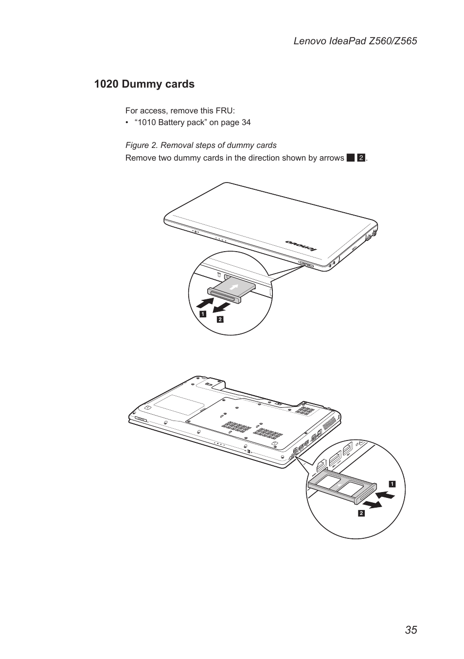 1020 dummy cards | Lenovo IdeaPad Z560 User Manual | Page 39 / 90