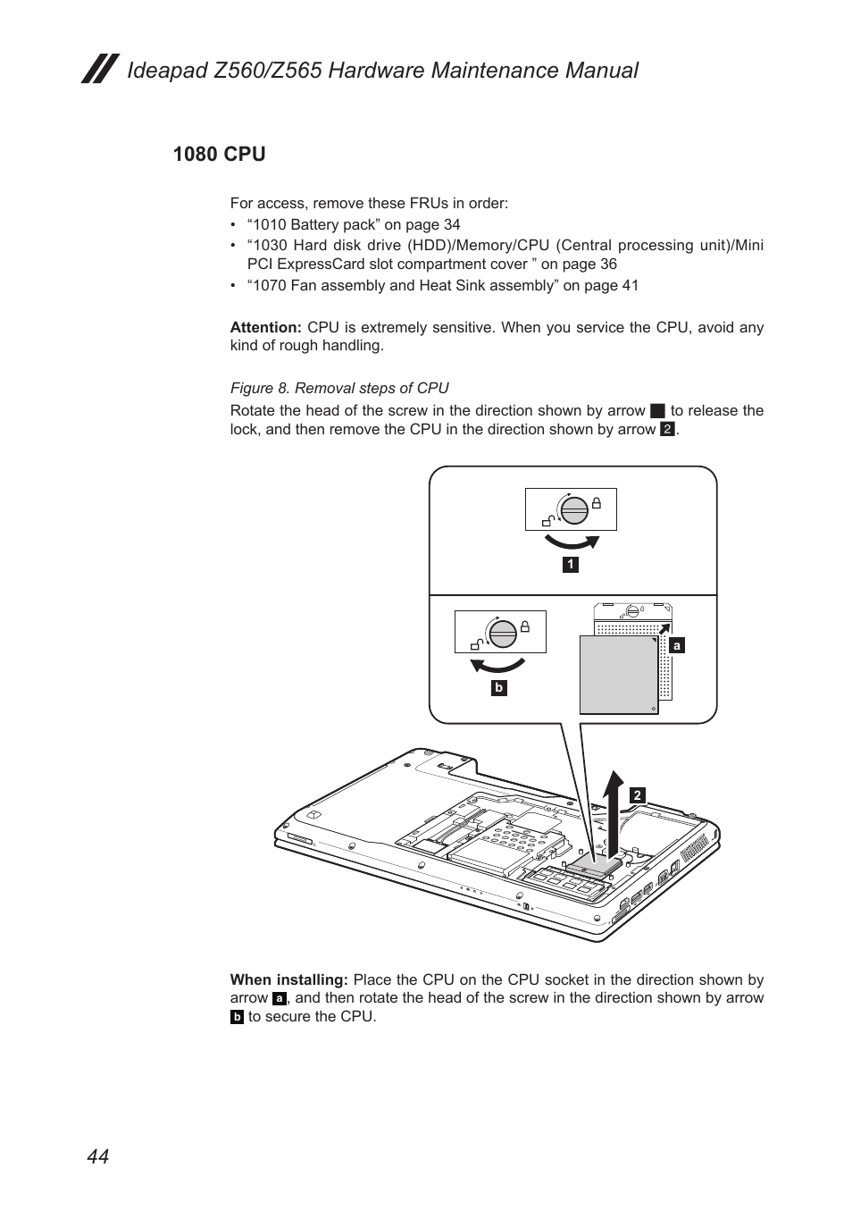 1080 cpu | Lenovo IdeaPad Z560 User Manual | Page 48 / 90