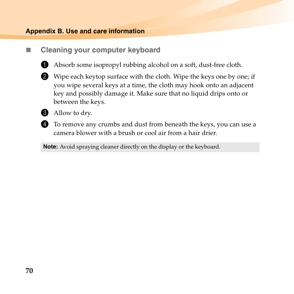 Lenovo B450 Notebook User Manual | Page 84 / 128
