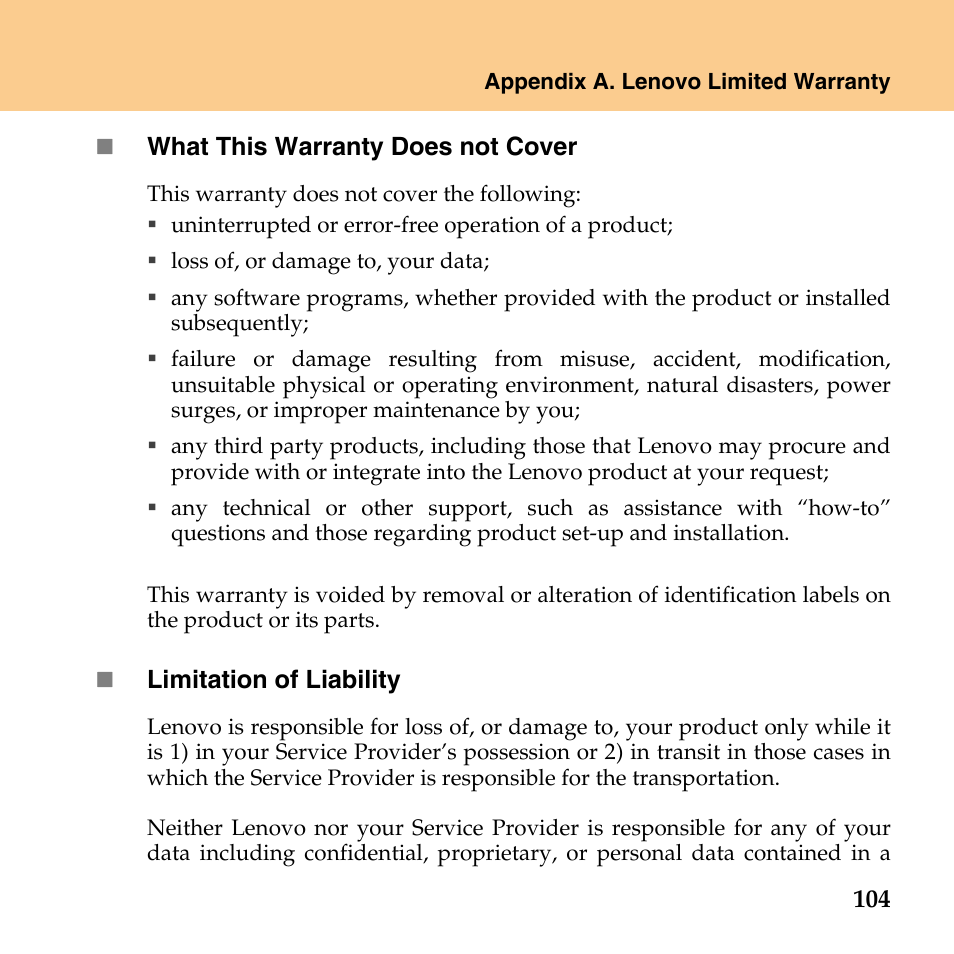 Lenovo IdeaPad Y430 User Manual | Page 113 / 150