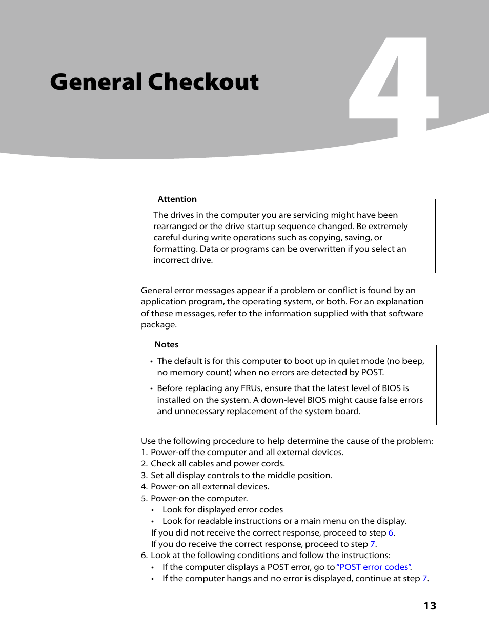 General checkout | Lenovo IdeaCentre B305 User Manual | Page 15 / 64