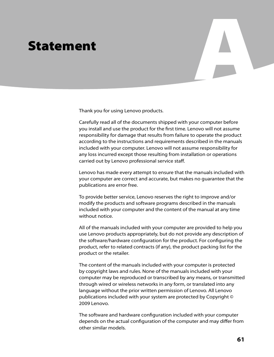 Lenovo IdeaCentre B305 User Manual | Page 63 / 64