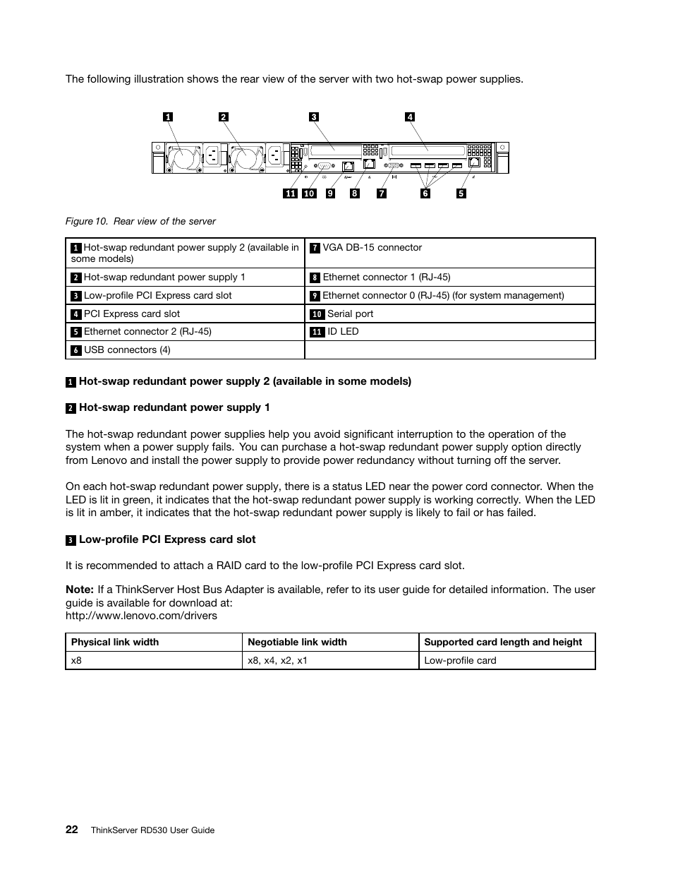 Lenovo ThinkServer RD530 User Manual | Page 34 / 174
