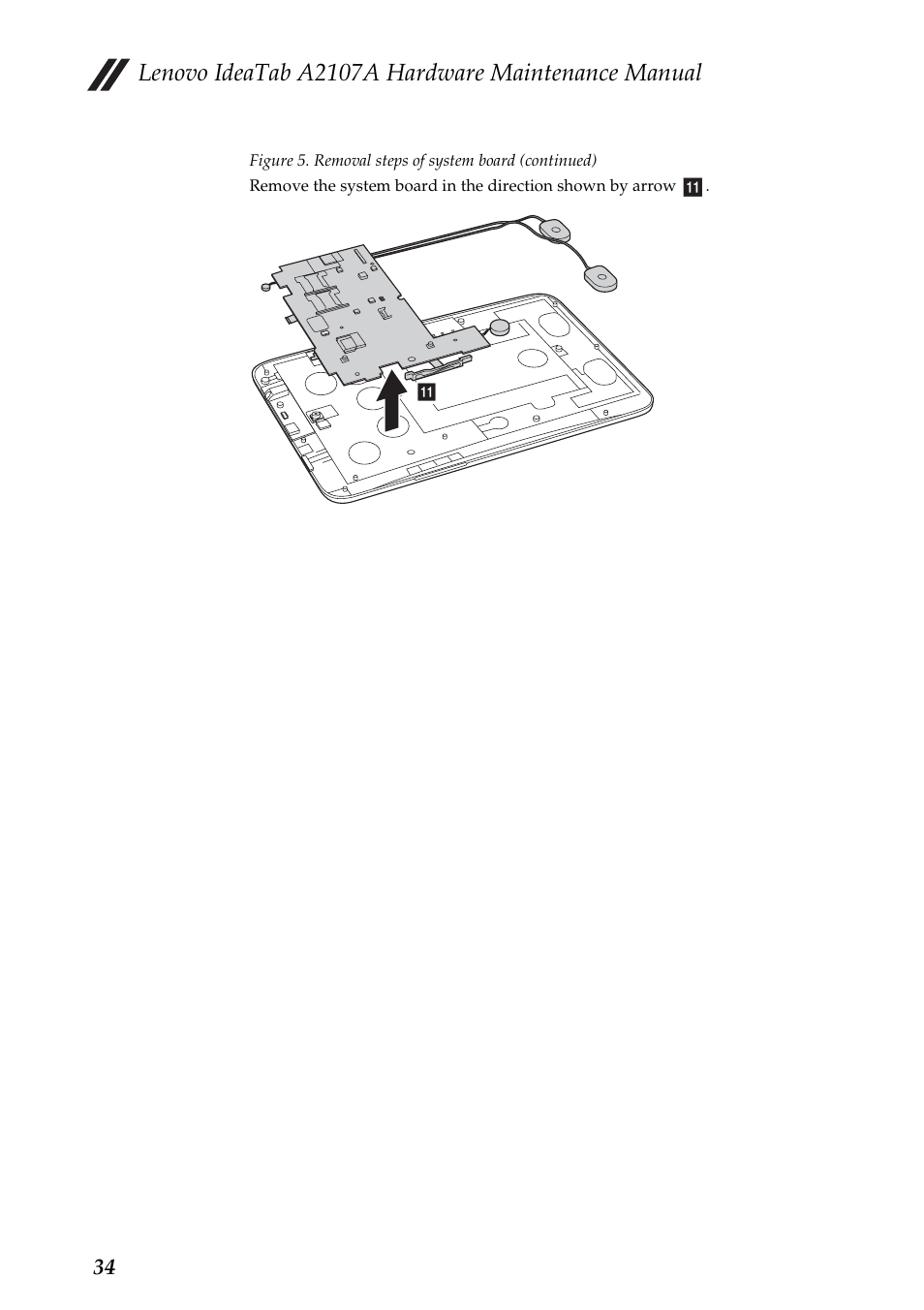 Lenovo ideatab a2107a hardware maintenance manual | Lenovo A2107 Tablet User Manual | Page 38 / 53