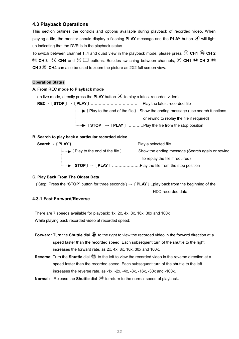 AVE MV DR4000 User Manual | Page 24 / 87