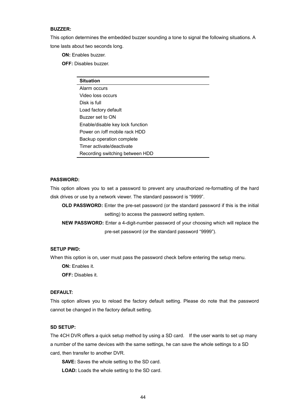 AVE MV DR4000 User Manual | Page 46 / 87