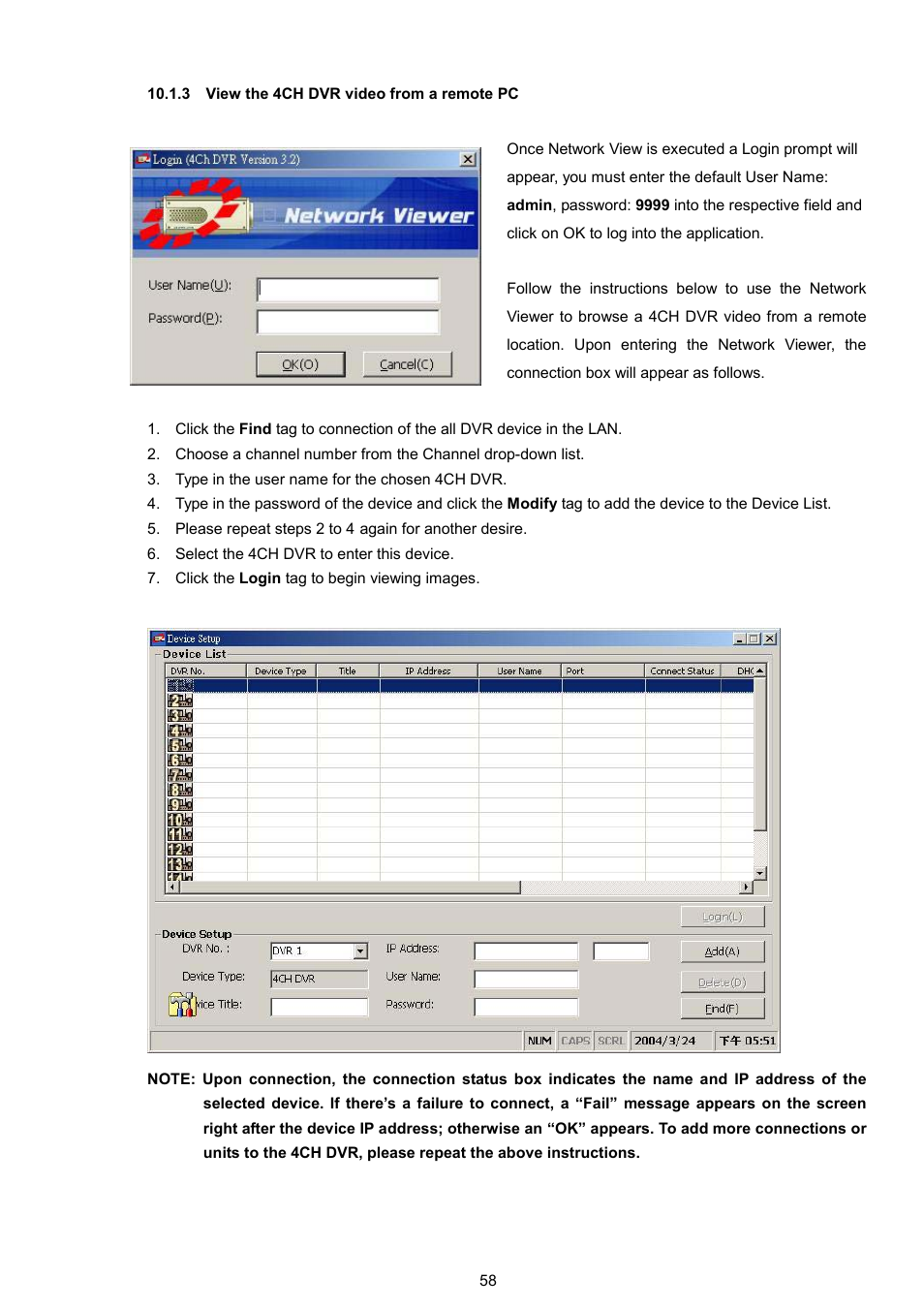 AVE MV DR4000 User Manual | Page 60 / 87