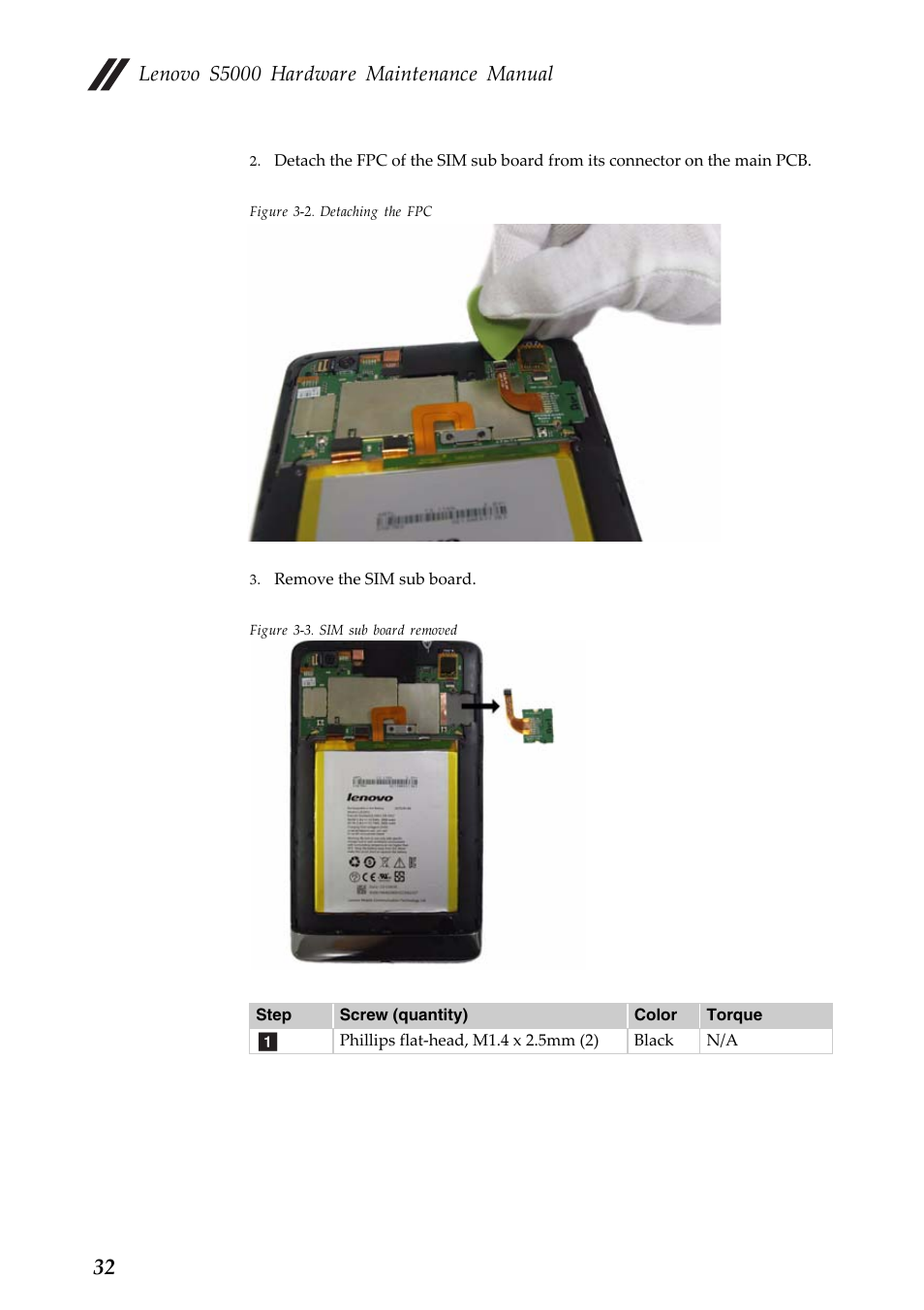 Lenovo s5000 hardware maintenance manual | Lenovo S5000 Tablet User Manual | Page 36 / 60