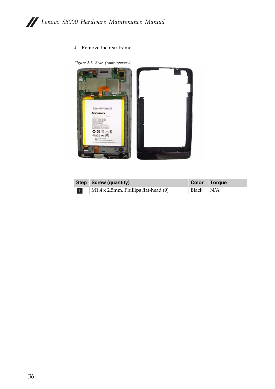 Lenovo s5000 hardware maintenance manual | Lenovo S5000 Tablet User Manual | Page 40 / 60