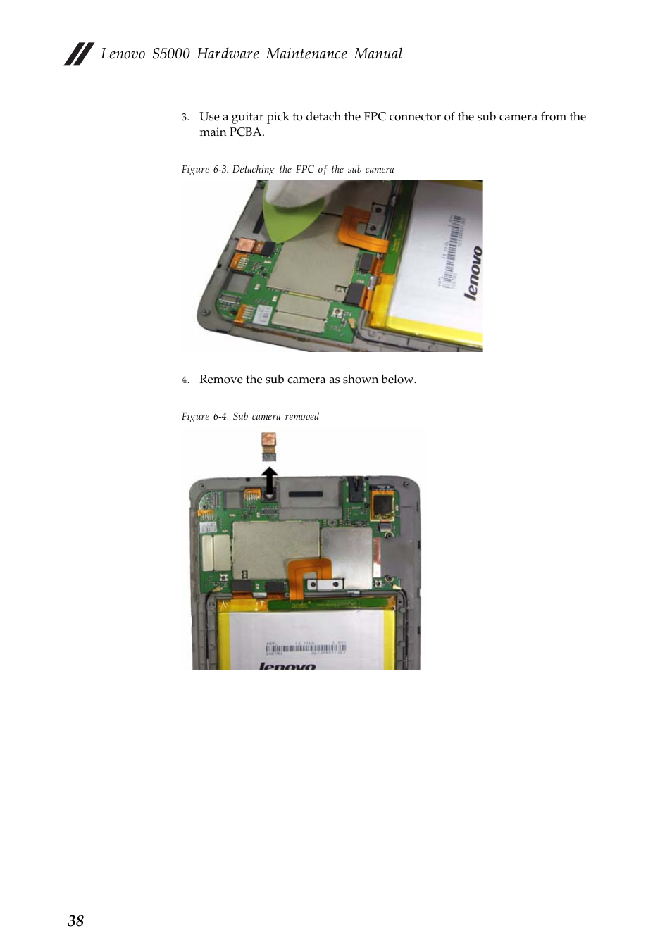 Lenovo s5000 hardware maintenance manual | Lenovo S5000 Tablet User Manual | Page 42 / 60