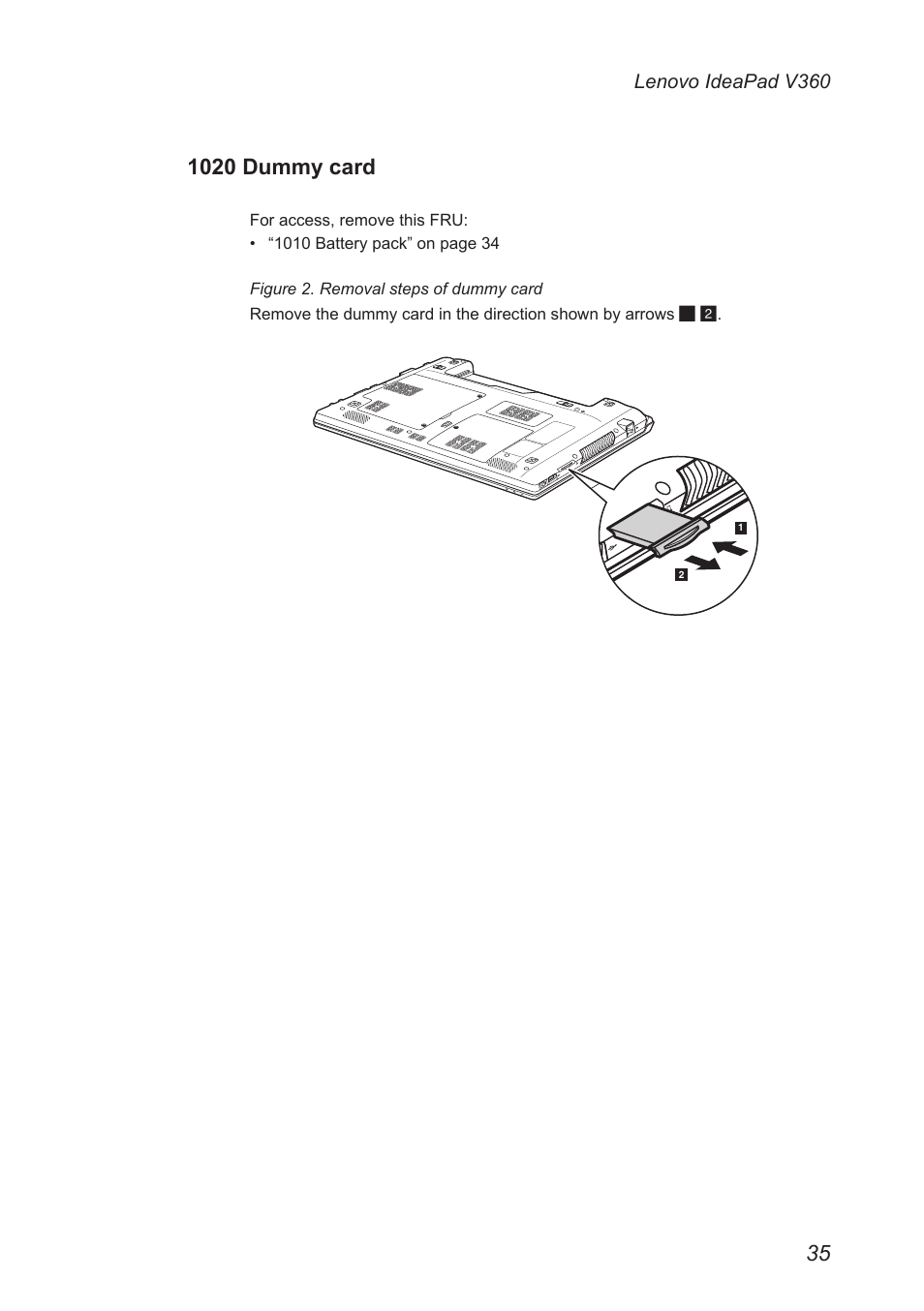 1020 dummy card | Lenovo IdeaPad V360 User Manual | Page 39 / 87