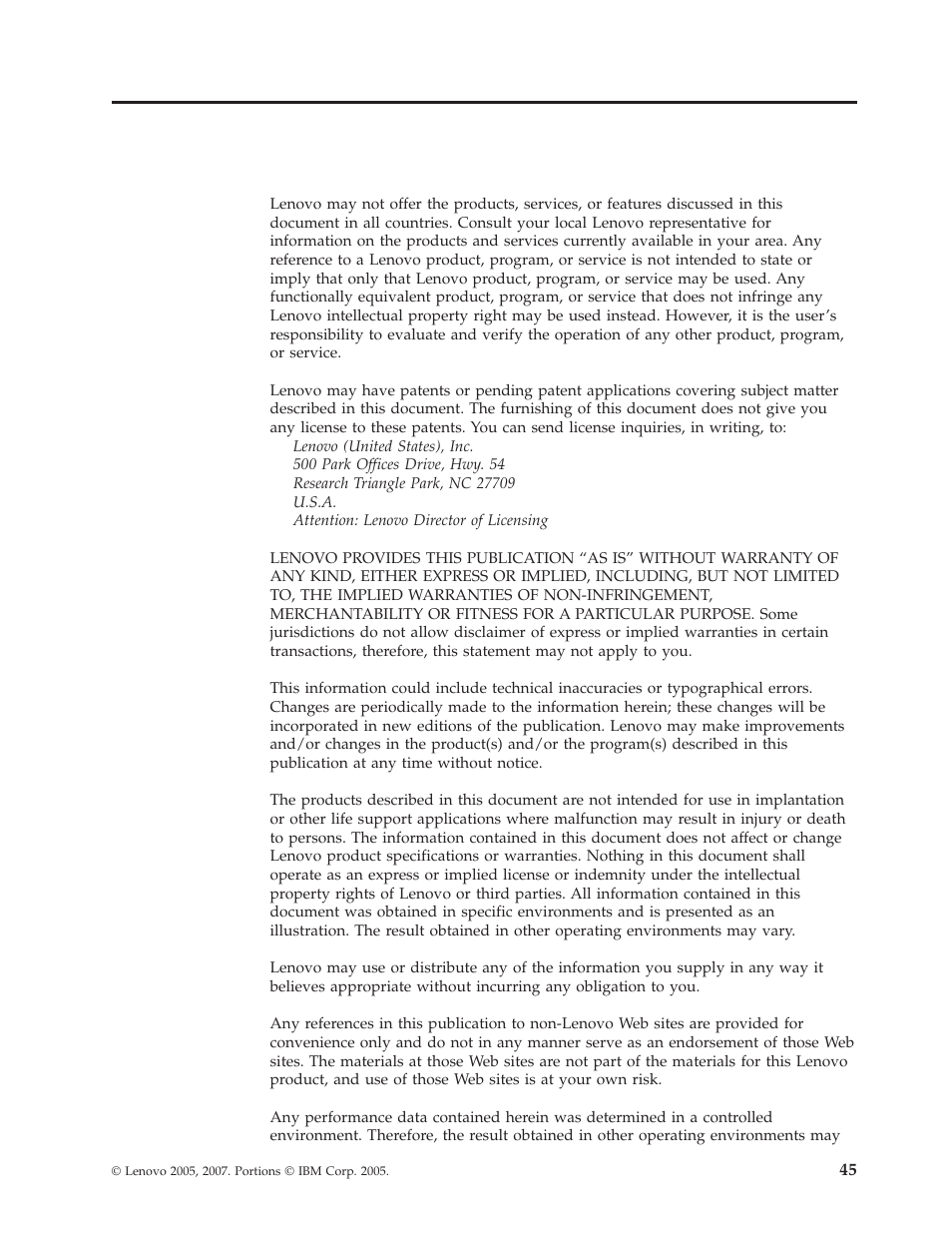 Appendix. notices, Notices, Appendix | Lenovo THINKSTATION D10 User Manual | Page 53 / 58