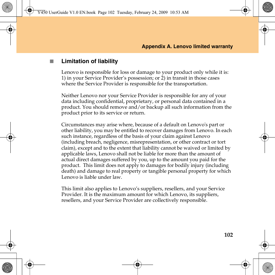 Lenovo IdeaPad Y450 User Manual | Page 111 / 148