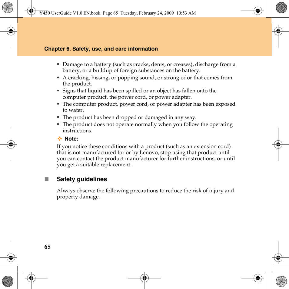 Lenovo IdeaPad Y450 User Manual | Page 74 / 148