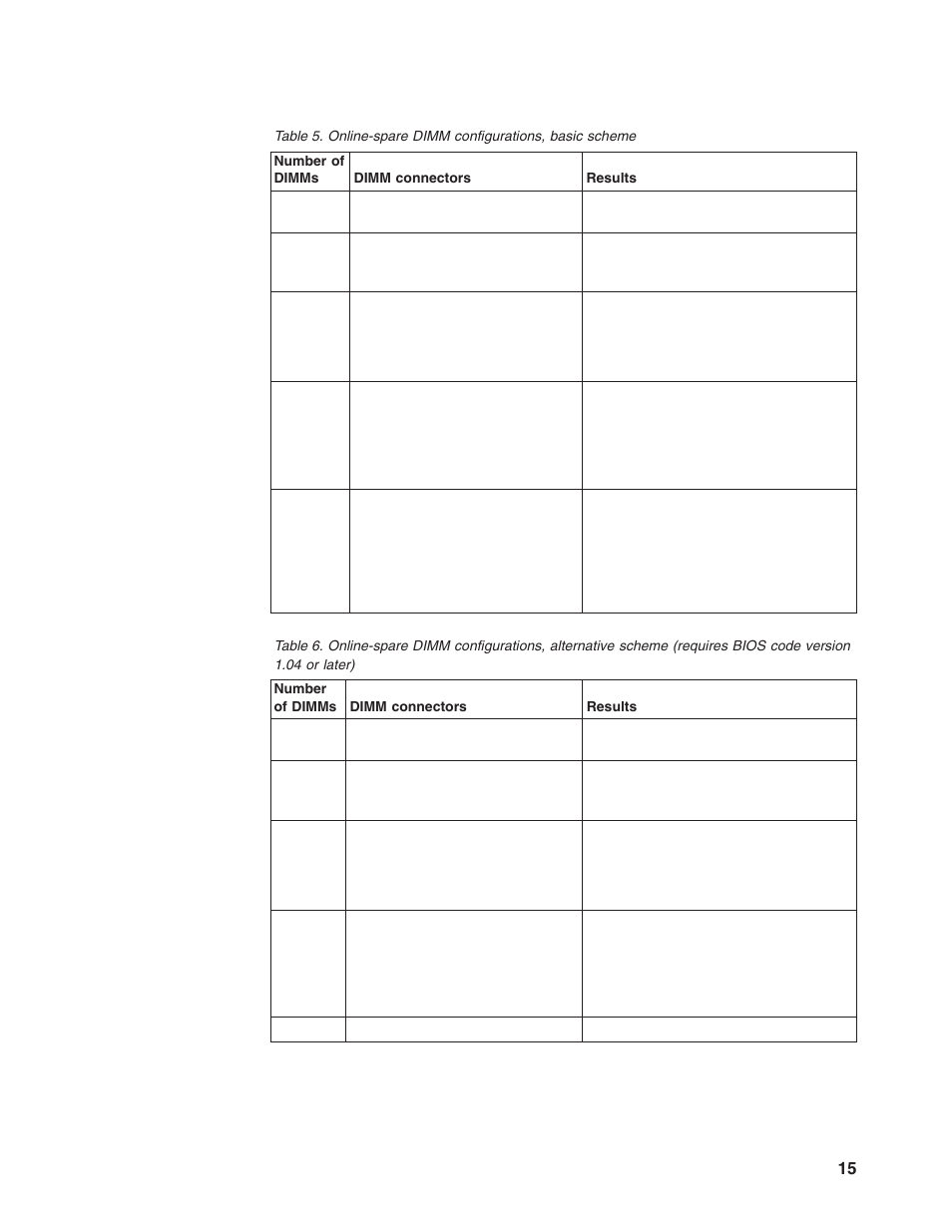 Table | Lenovo ThinkServer RD120 User Manual | Page 29 / 100