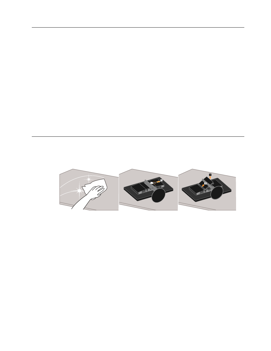 Caring for your monitor, Detaching the monitor stand, Caring for your monitor -9 | Detaching the monitor stand -8 | Lenovo L222 Wide Flat Panel Monitor User Manual | Page 18 / 26