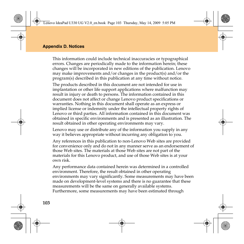 Lenovo IdeaPad U330 User Manual | Page 112 / 135
