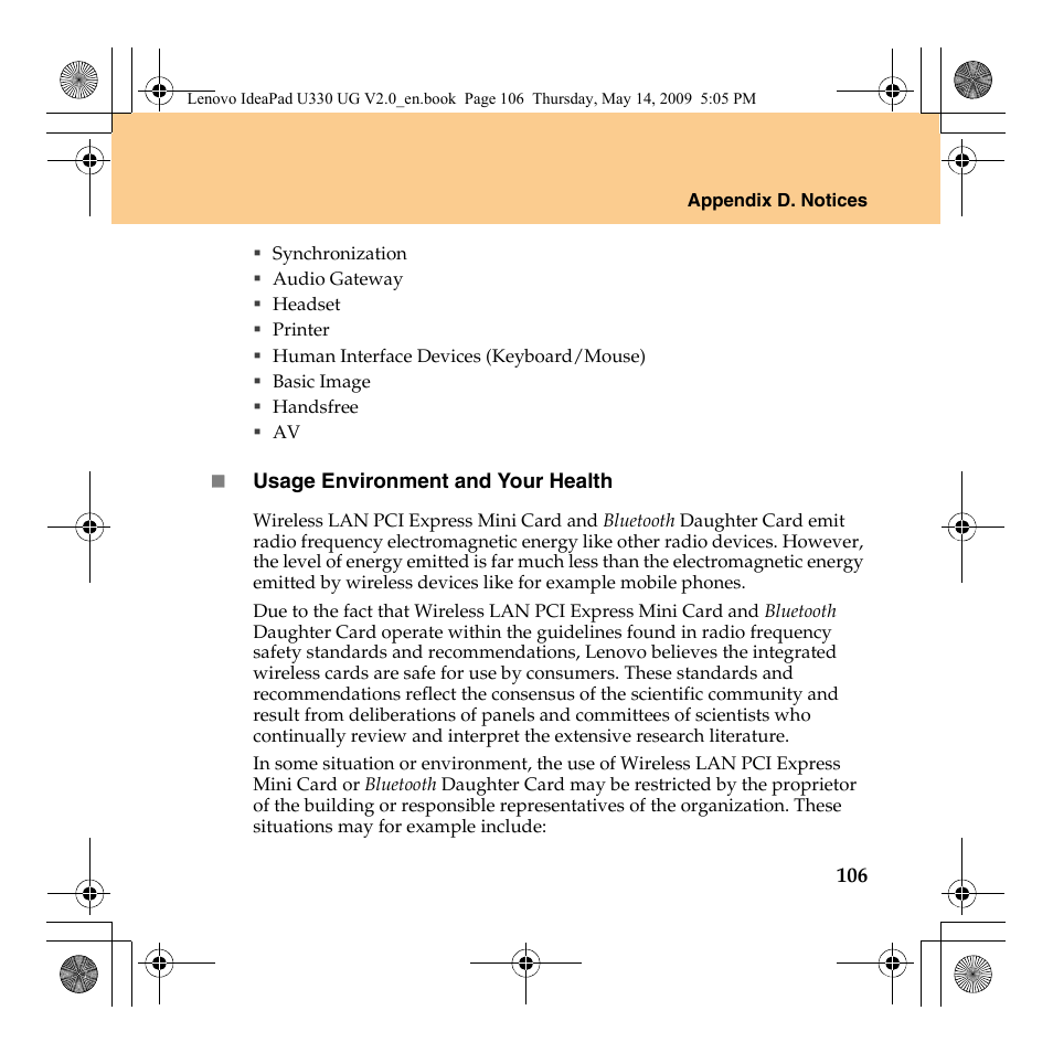 Lenovo IdeaPad U330 User Manual | Page 115 / 135