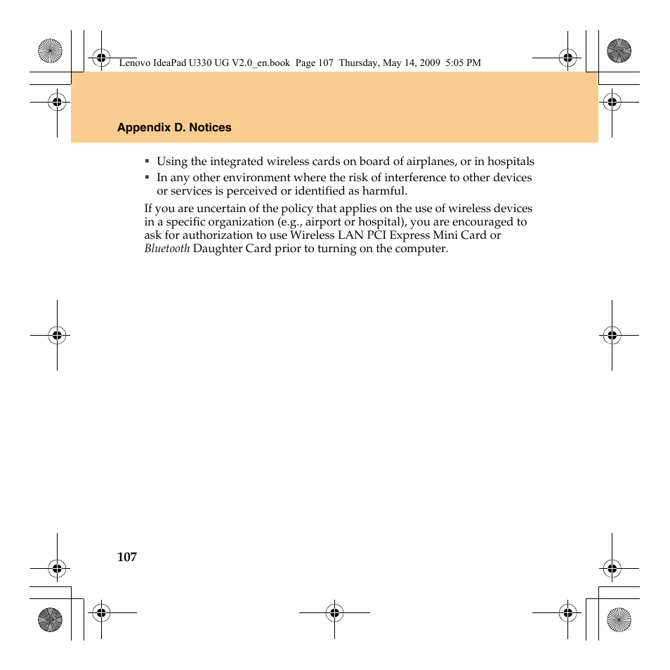 Lenovo IdeaPad U330 User Manual | Page 116 / 135