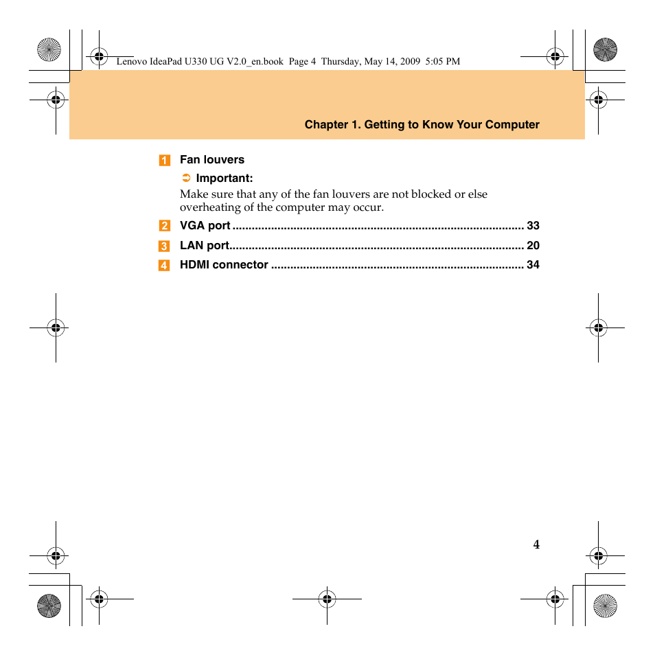 Lenovo IdeaPad U330 User Manual | Page 13 / 135