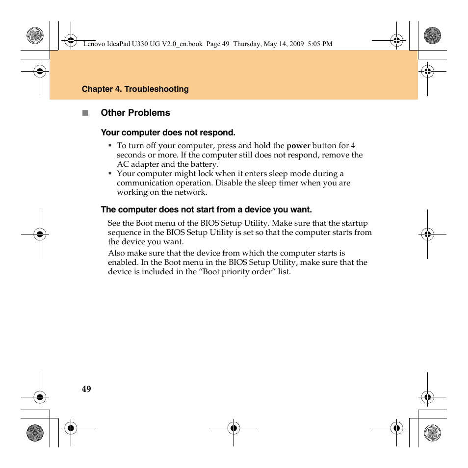 Lenovo IdeaPad U330 User Manual | Page 58 / 135