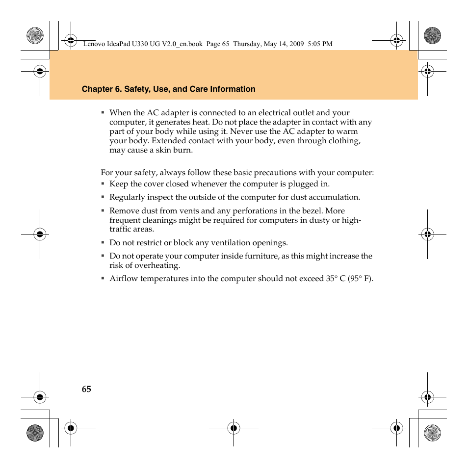 Lenovo IdeaPad U330 User Manual | Page 74 / 135