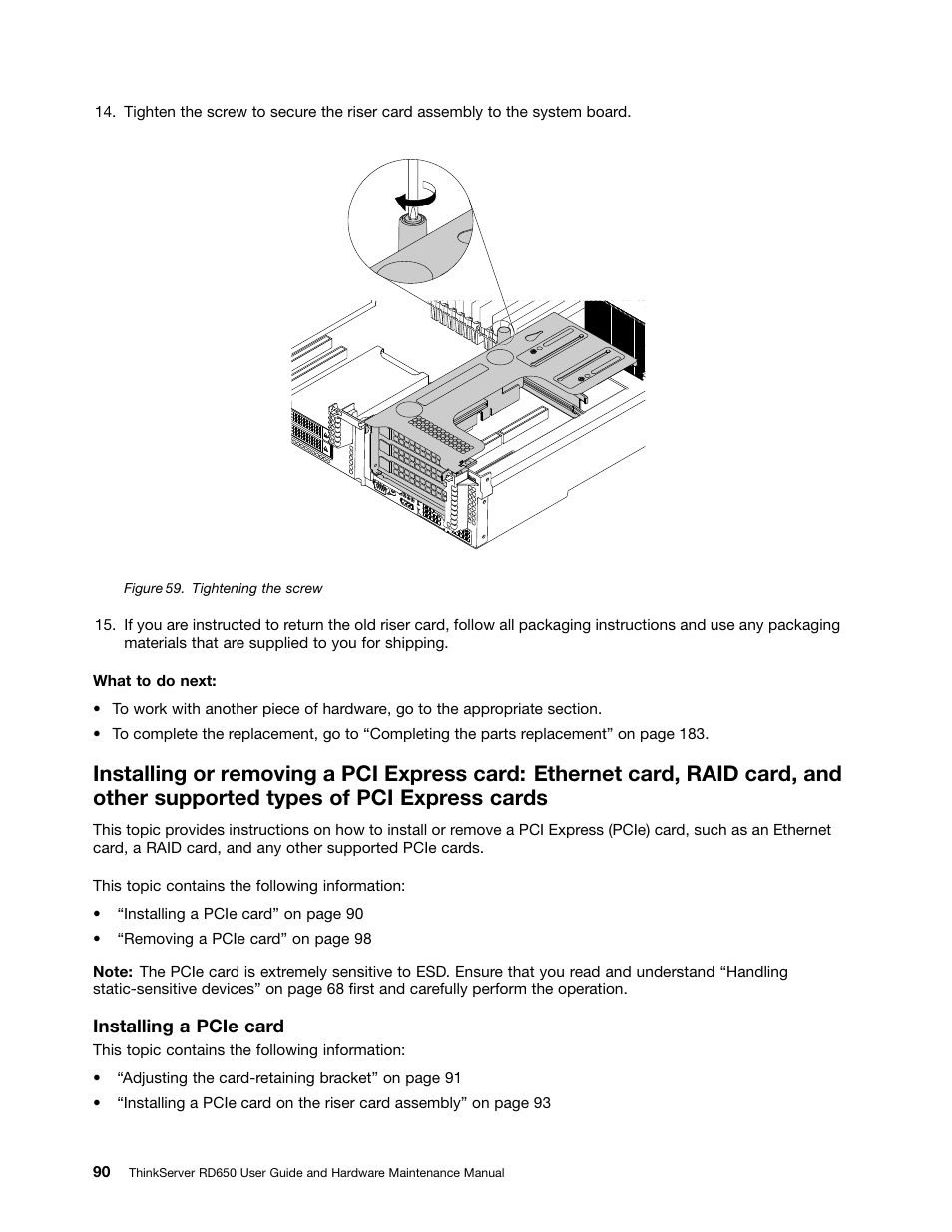 Lenovo ThinkServer RD650 User Manual | Page 104 / 226